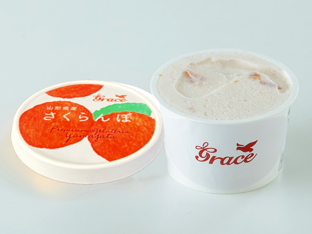 山形ジェラート プレミアムさくらんぼ | 株式会社しょくどう